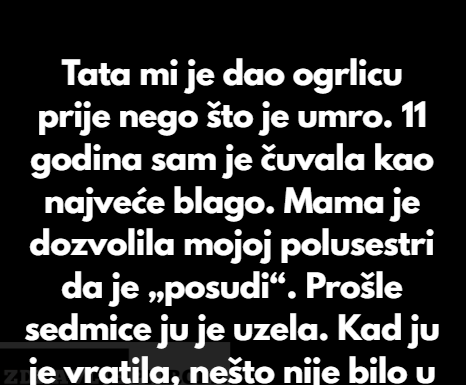 Odbila sam da iko ukrade ono što mi je ostavio tata, a mama je situaciju još pogoršala. Odbila sam da iko ukrade ono što mi je ostavio tata, a mama je situaciju još pogoršala.