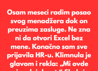 Odbila sam da nastavim da radim posao svog menadžera — pa sam preduzela nešto po tom pitanju. Odbila sam da nastavim da radim posao svog menadžera — pa sam preduzela nešto po tom pitanju.