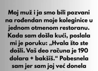 Odbila sam da platim tuđu rođendansku večeru, a sada sam ja negativac. Odbila sam da platim tuđu rođendansku večeru, a sada sam ja negativac.