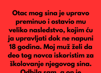 Odbila sam da podelim nasledstvo svog sina sa posinkom — a muž me je naterao da platim cenu. Odbila sam da podelim nasledstvo svog sina sa posinkom — a muž me je naterao da platim cenu.