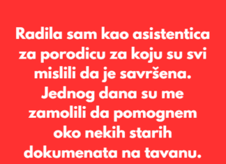 Radila sam kao asistentica za porodicu za koju su svi mislili da je savršena. Radila sam kao asistentica za porodicu za koju su svi mislili da je savršena.