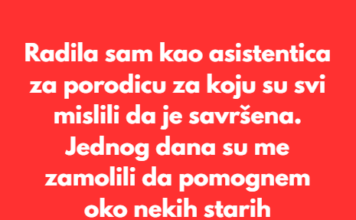 Radila sam kao asistentica za porodicu za koju su svi mislili da je savršena. Radila sam kao asistentica za porodicu za koju su svi mislili da je savršena.