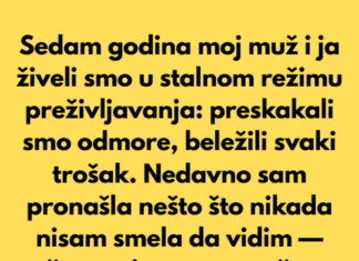 Radila sam naporno svakog dana — moj muž je imao tajni račun Radila sam naporno svakog dana — moj muž je imao tajni račun
