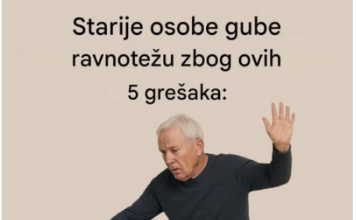 Starije osobe gube ravnotežu zbog ovih 5 grešaka Starije osobe gube ravnotežu zbog ovih 5 grešaka