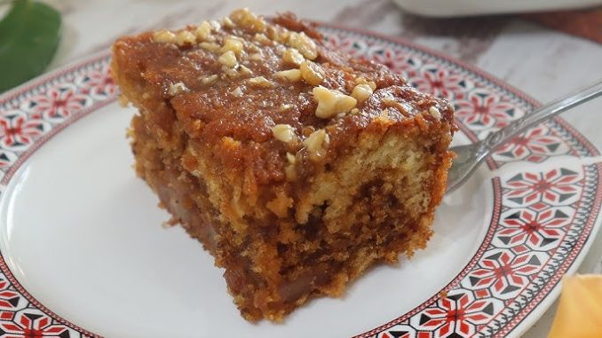 STARINSKI KOLAČ S ORASIMA OD 4 SASTOJKA – BEZ MIKSERA, BRZ I PREUKUSAN 🌰🍰