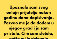 Upoznala sam svog onlajn prijatelja nakon godinu dana dopisivanja. Upoznala sam svog onlajn prijatelja nakon godinu dana dopisivanja.
