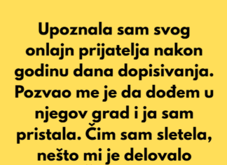 Upoznala sam svog onlajn prijatelja nakon godinu dana dopisivanja. Upoznala sam svog onlajn prijatelja nakon godinu dana dopisivanja.