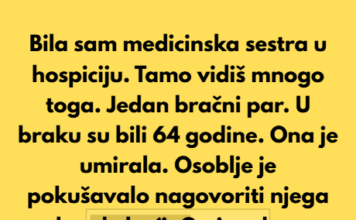 “Bila sam medicinska sestra u hospiciju 12 godina. Tamo vidiš mnogo toga. Ali ova priča mi je ostala u sjećanju.” “Bila sam medicinska sestra u hospiciju 12 godina. Tamo vidiš mnogo toga. Ali ova priča mi je ostala u sjećanju.”