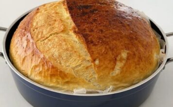 🥣 DOMAĆI HLJEB IZ ŠERPE – NEVJEROVATNO HRCKAVA KORICA I MEKANA, MIRISNA UNUTRAŠNJOST!miriše kao iz pekare