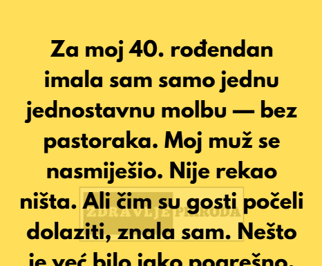 Isključila sam svoje pastorke sa svog rođendana — to je samo za pravu porodicu. Isključila sam svoje pastorke sa svog rođendana — to je samo za pravu porodicu.