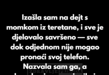 “Izašla sam na dejt s momkom iz teretane, i sve je djelovalo savršeno — sve dok odjednom nije mogao pronaći svoj telefon.” “Izašla sam na dejt s momkom iz teretane, i sve je djelovalo savršeno — sve dok odjednom nije mogao pronaći svoj telefon.”