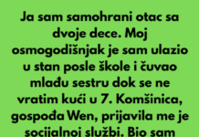 Ja sam samohrani otac sa dvoje dece, radim duple smene. Ja sam samohrani otac sa dvoje dece, radim duple smene.
