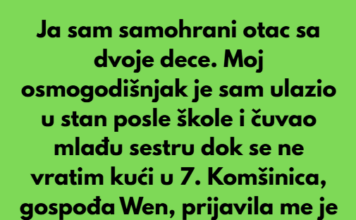 Ja sam samohrani otac sa dvoje dece, radim duple smene. Ja sam samohrani otac sa dvoje dece, radim duple smene.