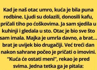 “KAD JE OTAC UMRO, BRAT JE REKAO DA MENI NE PRIPADA NIŠTA — A ONDA JE ADVOKAT PROČITAO JEDNU REČENICU…” “KAD JE OTAC UMRO, BRAT JE REKAO DA MENI NE PRIPADA NIŠTA — A ONDA JE ADVOKAT PROČITAO JEDNU REČENICU…”