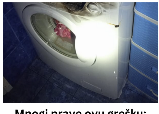 Mnogi prave ovu grešku: Ne palite veš mašinu 2 puta zaredom, evo i zašto Mnogi prave ovu grešku: Ne palite veš mašinu 2 puta zaredom, evo i zašto