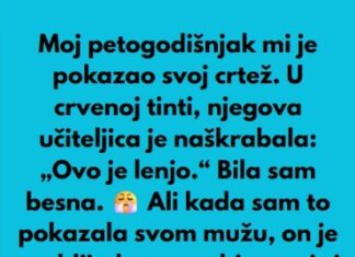 Moj 5-godišnjak mi je pokazao svoj crtež… Moj 5-godišnjak mi je pokazao svoj crtež…