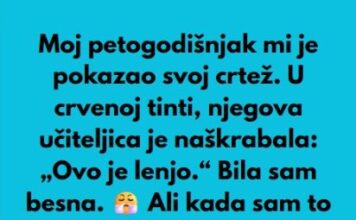 Moj 5-godišnjak mi je pokazao svoj crtež… Moj 5-godišnjak mi je pokazao svoj crtež…