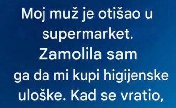 Moj muž je otisao u supermarket… Moj muž je otisao u supermarket…