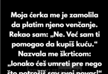 Moja ćerka je htela da platim njeno venčanje — ja sam dao novac nekome ko ga je zaista zaslužio. Moja ćerka je htela da platim njeno venčanje — ja sam dao novac nekome ko ga je zaista zaslužio.