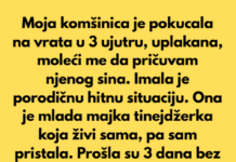 Moja komšinica je pokucala na vrata u 3 ujutru, uplakana, moleći me da pričuvam njenog sina. Moja komšinica je pokucala na vrata u 3 ujutru, uplakana, moleći me da pričuvam njenog sina.