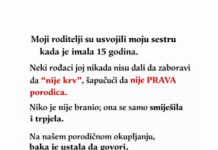 “Moji roditelji su usvojili moju sestru kada je imala 15 godina. Neki rođaci joj nikada nisu dali da zaboravi da „nije krv“, šapućući da nije PRAVA porodica.” “Moji roditelji su usvojili moju sestru kada je imala 15 godina. Neki rođaci joj nikada nisu dali da zaboravi da „nije krv“, šapućući da nije PRAVA porodica.”