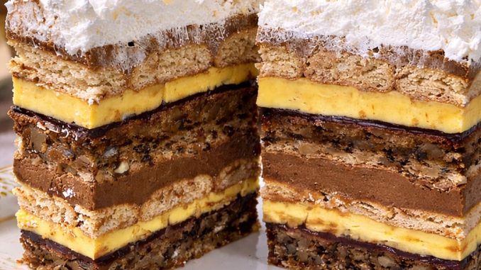 NAJLEPŠA POSNA KINDER TORTA, sloj na sloj čistog savršenstva! NAJLEPŠA POSNA KINDER TORTA, sloj na sloj čistog savršenstva!