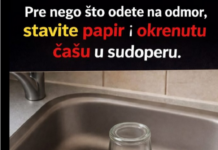 Nećete verovati šta se dešava ako ostavite okrenutu čašu i parče papira u sudoperi pre odmora Nećete verovati šta se dešava ako ostavite okrenutu čašu i parče papira u sudoperi pre odmora