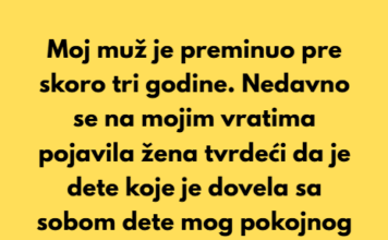 Odbijam da dam ijedan dinar detetu (moguće) afere mog pokojnog muža Odbijam da dam ijedan dinar detetu (moguće) afere mog pokojnog muža
