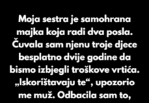 Odbila sam da čuvam sestrinu djecu besplatno, a sada mi se cijela porodica okrenula protiv mene Odbila sam da čuvam sestrinu djecu besplatno, a sada mi se cijela porodica okrenula protiv mene
