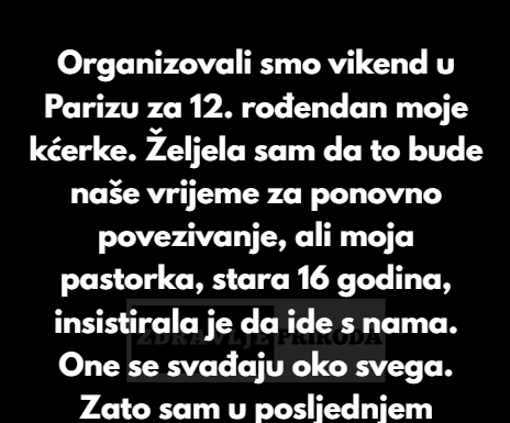 Odbila sam povesti svoju pastorku na naše putovanje — nazovite me okrutnom, ali opet bih to učinila Odbila sam povesti svoju pastorku na naše putovanje — nazovite me okrutnom, ali opet bih to učinila