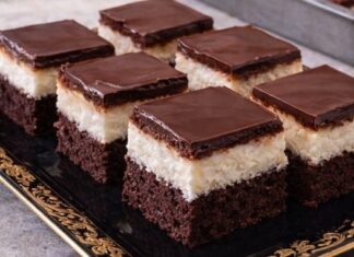 POSNA čokolada-kokos kocka…Sočan kolač bez mlijeka POSNA čokolada-kokos kocka…Sočan kolač bez mlijeka