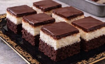 POSNA čokolada-kokos kocka…Sočan kolač bez mlijeka POSNA čokolada-kokos kocka…Sočan kolač bez mlijeka