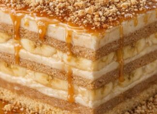 POSNA TORTA sa keksom, karamel pudingom i bananama… POSNA TORTA sa keksom, karamel pudingom i bananama…