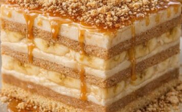 POSNA TORTA sa keksom, karamel pudingom i bananama… POSNA TORTA sa keksom, karamel pudingom i bananama…