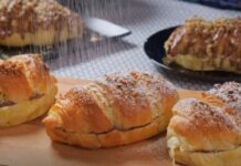 Posni kroasani sa kremom: Mekani su i sočni, tope se u ustima Posni kroasani sa kremom: Mekani su i sočni, tope se u ustima