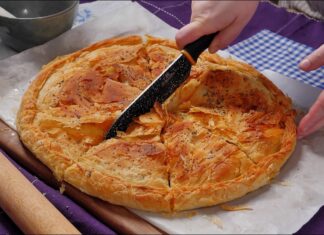 Šarena pita – od mesa i krompira Šarena pita – od mesa i krompira