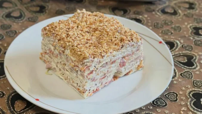 Slana susam torta – savršena hladna slana torta Slana susam torta – savršena hladna slana torta