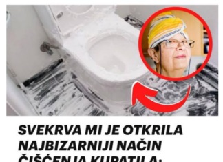 SVEKRVA MI JE OTKRILA NAJBIZARNIJI NAČIN ČIŠĆENJA KUPATILA: Sija kao nov i to BEZ TRUNKE RIBANJA, evo kako! SVEKRVA MI JE OTKRILA NAJBIZARNIJI NAČIN ČIŠĆENJA KUPATILA: Sija kao nov i to BEZ TRUNKE RIBANJA, evo kako!