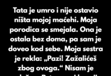 Tata je umro i nije ostavio ništa mojoj maćehi. Moja porodica se smejala. Tata je umro i nije ostavio ništa mojoj maćehi. Moja porodica se smejala.