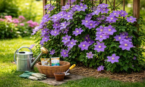 Vaš klematis ne cvjeta toliko: Evo kada i kako hraniti svoju klematisu za zadivljujuce cvjetove Vaš klematis ne cvjeta toliko: Evo kada i kako hraniti svoju klematisu za zadivljujuce cvjetove