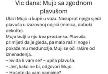 Vic dana: Mujo sa zgodnom plavušom Vic dana: Mujo sa zgodnom plavušom