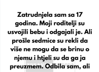 Zatrudnjela sam sa 17 godina. Moji roditelji su usvojili bebu i odgajali je. Zatrudnjela sam sa 17 godina. Moji roditelji su usvojili bebu i odgajali je.