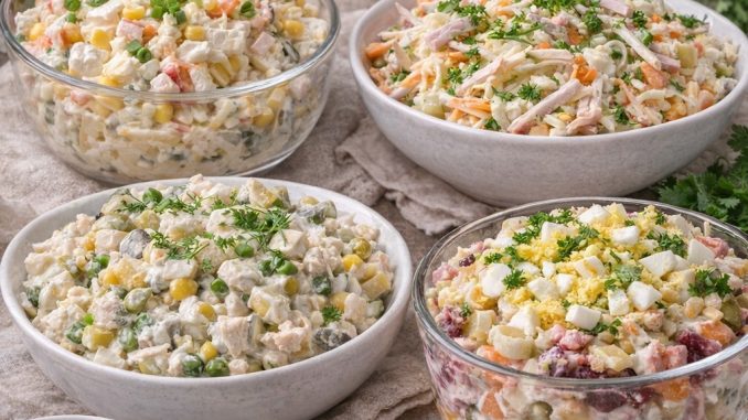 4 USKRŠNJE SALATE KOJE SE PRAVE ZA TREN – brzo, lako i preukusno! 4 USKRŠNJE SALATE KOJE SE PRAVE ZA TREN – brzo, lako i preukusno!