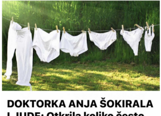 D0KT0RKA ANJA Š0KIRALA LJUDE: Otkrila koliko često treba mijenjati donji veš, niko tako ne radi! D0KT0RKA ANJA Š0KIRALA LJUDE: Otkrila koliko često treba mijenjati donji veš, niko tako ne radi!