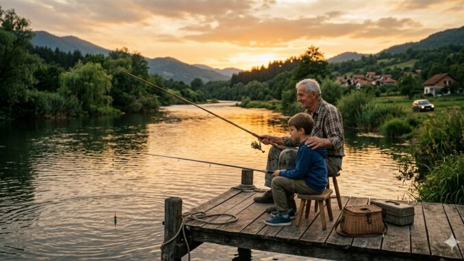Između dvije obale: Mudrost starca i dječakova duga straža Između dvije obale: Mudrost starca i dječakova duga straža