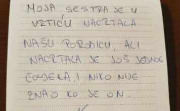 Moja sestra je nacrtala našu porodicu u vrtiću, ali je nacrtala i osobu koju nije poznavala: Kada je tetka pitala ko je on, sestra je rekla… Moja sestra je nacrtala našu porodicu u vrtiću, ali je nacrtala i osobu koju nije poznavala: Kada je tetka pitala ko je on, sestra je rekla…