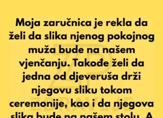 Moja zaručnica želi da postavi slike svog pokojnog muža svuda po našem vjenčanju, ali ja to odbijam prihvatiti. Moja zaručnica želi da postavi slike svog pokojnog muža svuda po našem vjenčanju, ali ja to odbijam prihvatiti.
