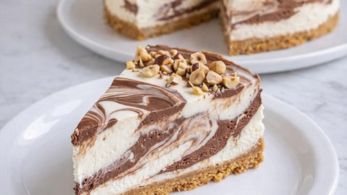 MRAMORNI NUTELLA ČIZKEJK – kremasta fantazija koja osvaja na prvi zalogaj! MRAMORNI NUTELLA ČIZKEJK – kremasta fantazija koja osvaja na prvi zalogaj!