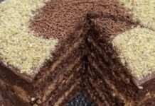 Najbogatija posna torta za Đurđevdan: Puna kremastih filova i oraha. Najbogatija posna torta za Đurđevdan: Puna kremastih filova i oraha.