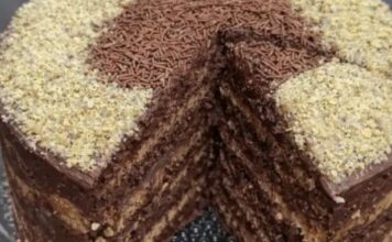 Najbogatija posna torta za Đurđevdan: Puna kremastih filova i oraha. Najbogatija posna torta za Đurđevdan: Puna kremastih filova i oraha.